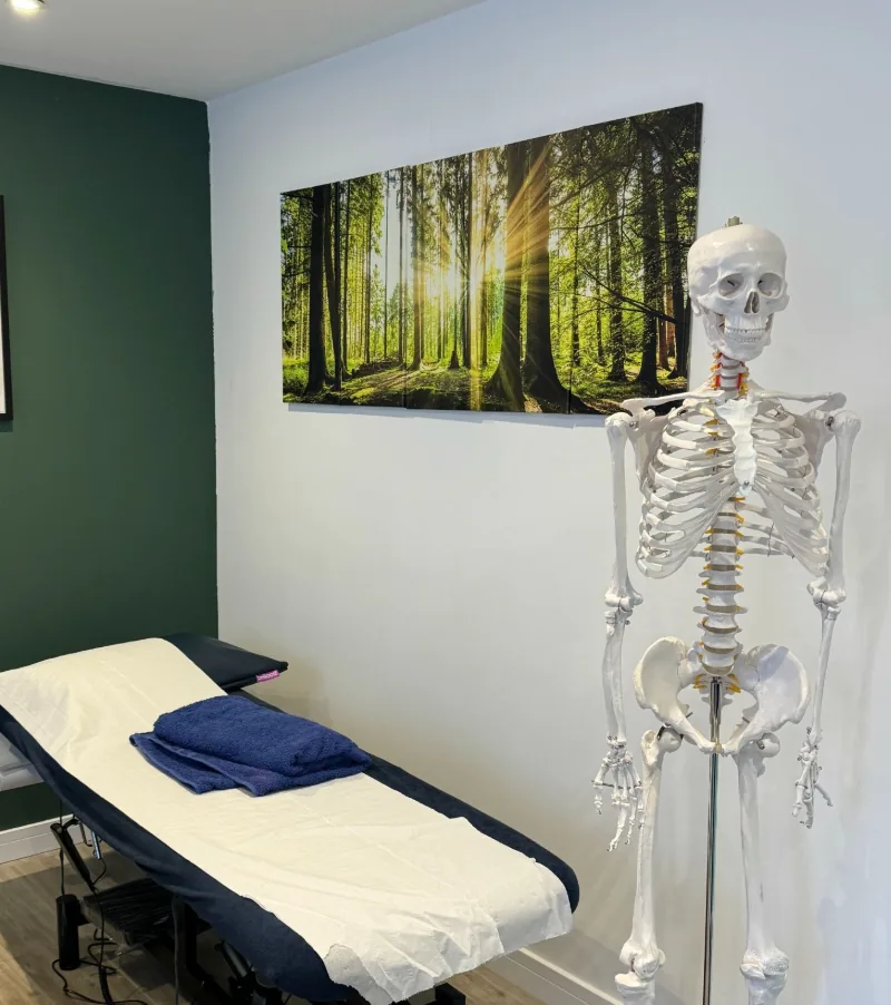 Private treatment room at BetterMe Physiotherapy, Rainham